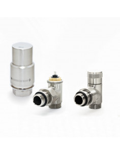 Corner thermostatic set